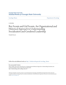 Boy Scouts and Girl Scouts: An Organizational and Historical