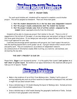 Unit 3: Ancient India
