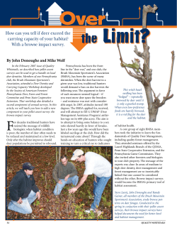 How can you tell if deer exceed the carrying capacity of your habitat