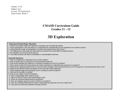 3D Exploration Curriculum