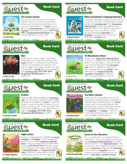 Book Card 1 - Miami County Park District