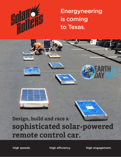 sophisticated solar-powered remote control car.