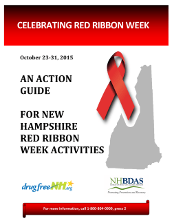 an action guide for new hampshire red ribbon week