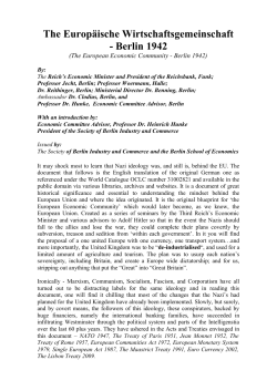 The European Economic Community - Berlin 1942 - UK 9