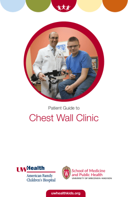 Chest Wall Deformities - American Family Children`s Hospital