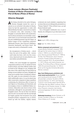 Program Notes - New York Philharmonic