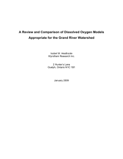 independent review - Grand River Conservation Authority