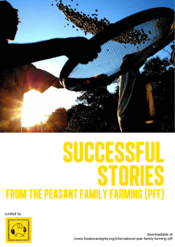 from the Peasant Family Farming - International Planning Committee