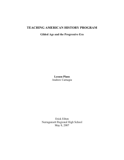 teaching american history program