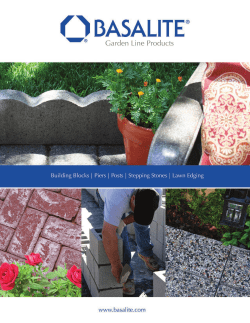 Basalite Garden Line Brochure