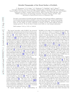 Detailed Topography of the Fermi Surface of Sr2RuO4