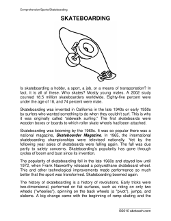 Skateboarding