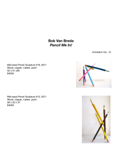 Bob Van Breda Pencil Me In!