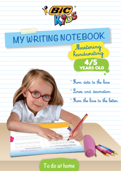 MY WRITING NOTEBOOK