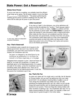 State power - Marion County Public Schools