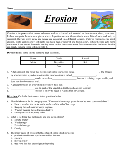 Erosion
