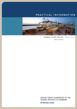 Basic Elements, Export Credit Guarantees of the Federal Republic of