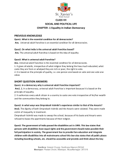 CLASS VII SOCIAL AND POLITICAL LIFE CHAPTER