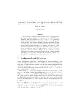 Extremal Trinomials over Quadratic Finite Fields
