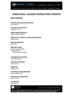 unnatural causes production credits