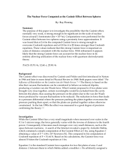 The Nuclear Force