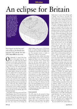 An eclipse for Britain