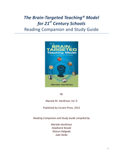 The Brain-Targeted Teaching&reg; Model