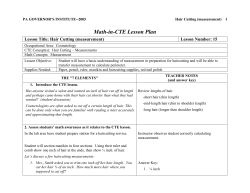 Hair Cutting (measurement)
