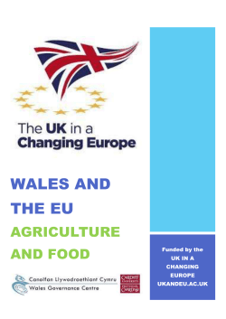 Agriculture - Cardiff University