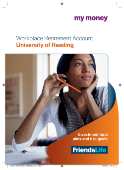 Friends Life Workplace Retirement Account University of Reading
