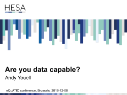 Are you data capable?