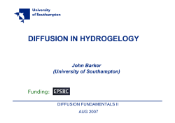 n - Diffusion Fundamentals