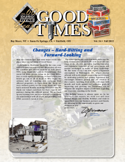 Changes – Hard-Hitting and Forward-Looking