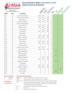 Election Watch - Illinois Family Action