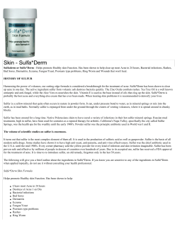 Skin - Sulfa*Derm - Healing*Edge Sciences
