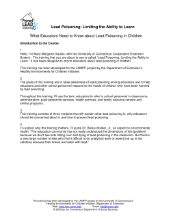 Complete audio script - Connecticut Children`s Medical Center