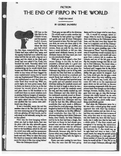 the end of firpo in the `world