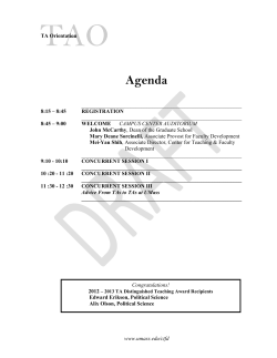 Agenda