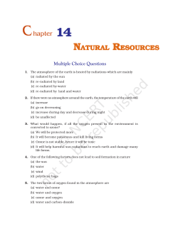 Unit 14(Natural Resources)