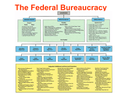 The Federal Bureaucracy
