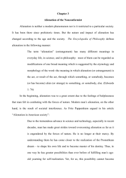 Chapter 3 Alienation of the Nonconformist