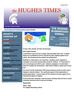 2014 January 1 Newsletter - New Hartford Central Schools
