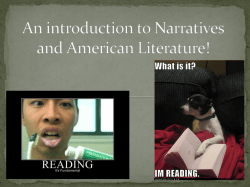 Narrative Native American Intro F13