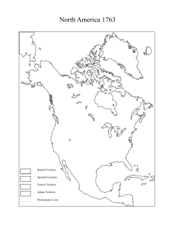 North America 1763