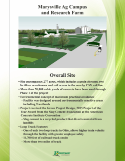 Marysville Ag Campus Info pages