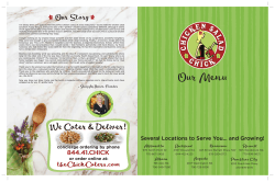 Our Regular Menu - Chicken Salad Chick