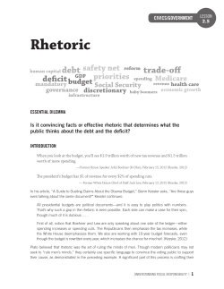 Rhetoric - Econedlink