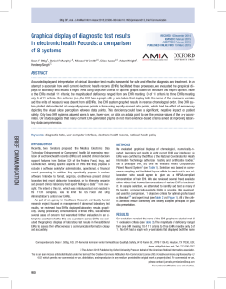 Graphical display of diagnostic test results in