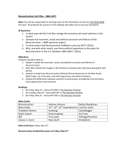 American Revolution Unit Plan