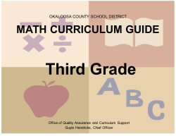 Math - Okaloosa County School District
